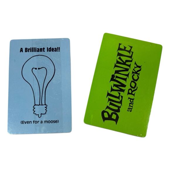 NOB Vintage 1988 "BULLWINKLE AND ROCKY Role Playing Party Game" SEALED OPEN BOX - Picture 11 of 16